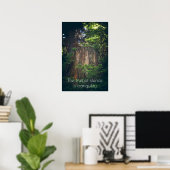 Poster Forêt estivale paisible (Bureau à domicile)