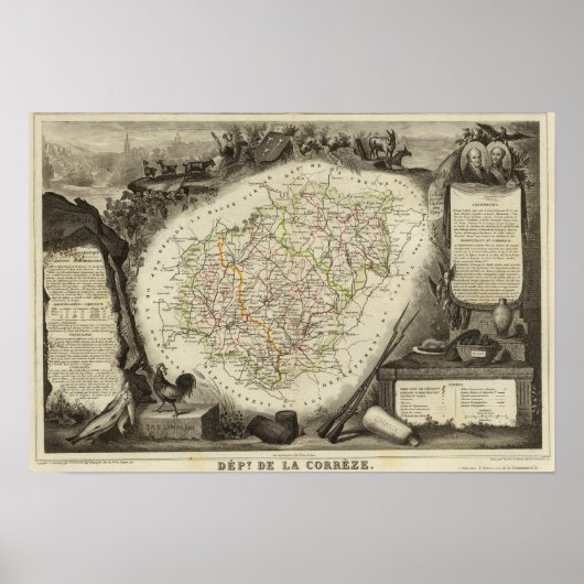 Poster Forêt et paysages (Devant)