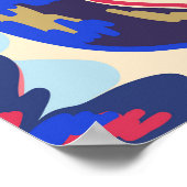 Poster Forêt et rose (Coin)