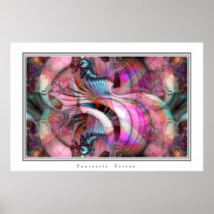 Poster Forêt fantastique.