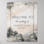 Poster Forêt forestière (Devant)