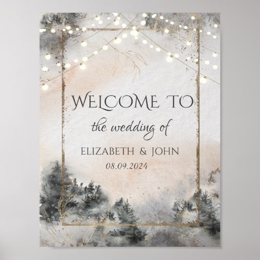 Poster Forêt forestière (Devant)