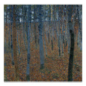 Poster Forêt forestière Gustav Klimt-Beech Grove (Devant)