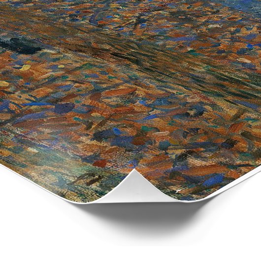 Poster Forêt forestière Gustav Klimt-Beech Grove (Coin)