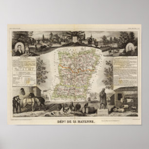 Poster Forêt, frontières de secteur