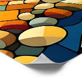 Poster Forêt géométrique (Coin)