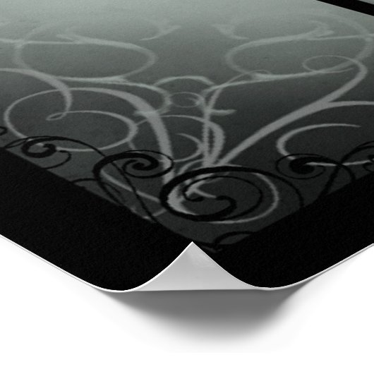 Poster Forêt hantée gothique (Coin)