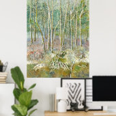 Poster forêt hivernale (Bureau à domicile)