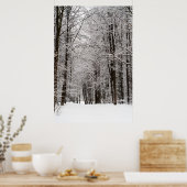 Poster Forêt hivernale (Cuisine)