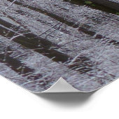 Poster Forêt huppée neige paysage d'hiver Photographie (Coin)