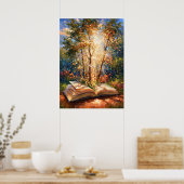 Poster Forêt Impressionniste Issu des Pages de l'Amant de (Cuisine)