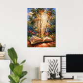 Poster Forêt Impressionniste Issu des Pages de l'Amant de (Bureau à domicile)