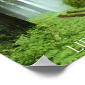 Poster Forêt, LA VIE EST UN VOYAGE (Coin)