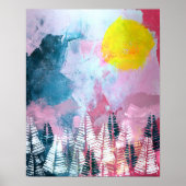 Poster Forêt magique (Devant)