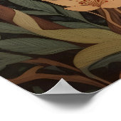 Poster Forêt majestueuse de chouette à cornes (Coin)