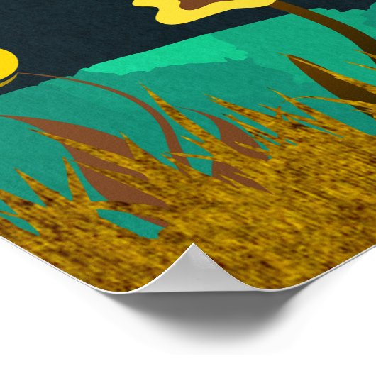 Poster Forêt matinale (Coin)