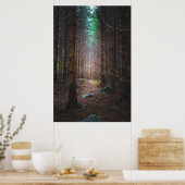 Poster Forêt mystérieuse d'épinette (Cuisine)