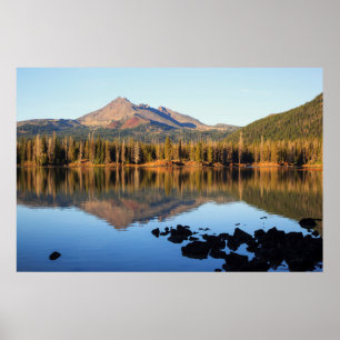 Poster Forêt nationale de Deschutes, Sparks Lake