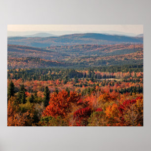 Poster Forêt nationale de White Mountains New Hampshire