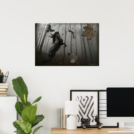 Poster Forêt Noire (Bureau à domicile)