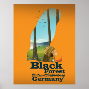 Poster Forêt-Noire - Bade-Wurtemberg - Allemagne