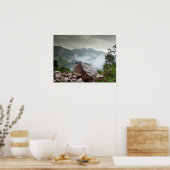Poster Forêt nuageuse (Cuisine)