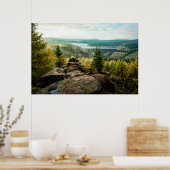Poster Forêt | Ore Mountains Allemagne (Cuisine)