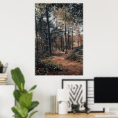 Poster Forêt panoramique relaxante (Bureau à domicile)