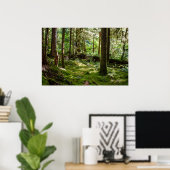 Poster Forêt pluviale de la péninsule Olympique (Bureau à domicile)