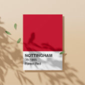 Poster Forêt rouge de Nottingham - Pleine largeur