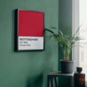 Poster Forêt rouge de Nottingham - Pleine largeur