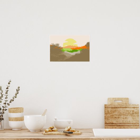 Poster Forêt sèche (Cuisine)