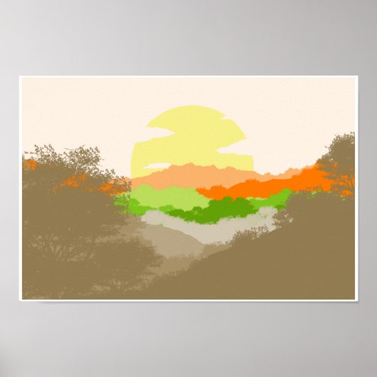 Poster Forêt sèche (Devant)