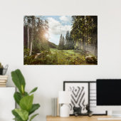 Poster Forêt | Sun Peeking Thru (Bureau à domicile)