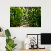 Poster Forêt | Tropical Rainforest Tulum Mexique (Bureau à domicile)