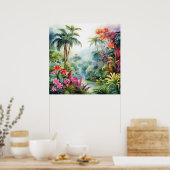 Poster Forêt tropicale (Cuisine)