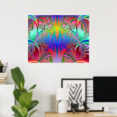 Poster Forêt tropicale (Bureau à domicile)