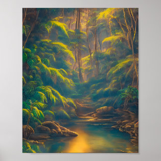 Poster Forêt tropicale