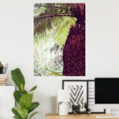 Poster Forêt tropicale de fougères (Bureau à domicile)