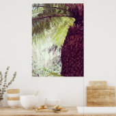 Poster Forêt tropicale de fougères (Cuisine)