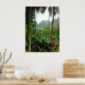 Poster Forêt tropicale hawaïenne (Cuisine)