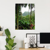Poster Forêt tropicale hawaïenne (Bureau à domicile)