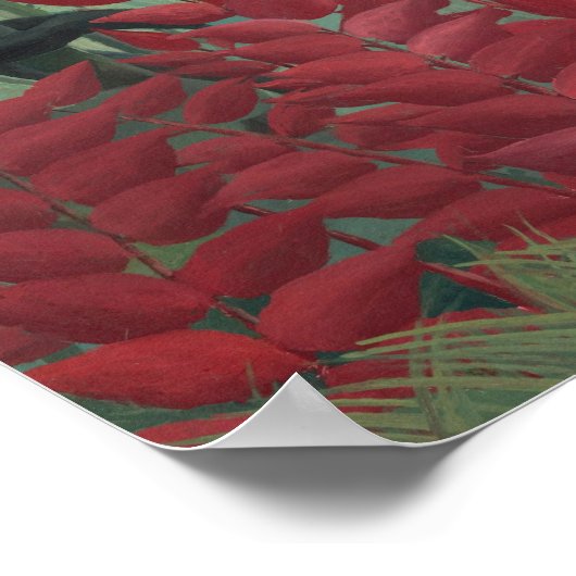 Poster Forêt tropicale - Henri Rousseau Art (Coin)