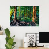 Poster Forêt | Végétation et forêt (Bureau à domicile)