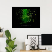 Poster Forêt verte (Bureau à domicile)