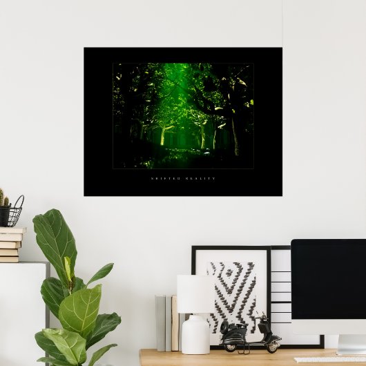 Poster Forêt verte (Bureau à domicile)