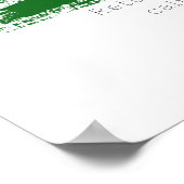 Poster forêt verte (Coin)