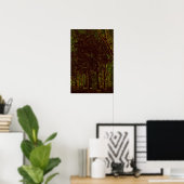 Poster Forêt verte foncée (Bureau à domicile)