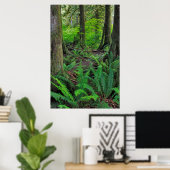Poster Forêt verte Pittoresque (Bureau à domicile)