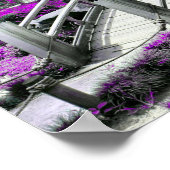 Poster Forêt violette Dreamscape (Coin)